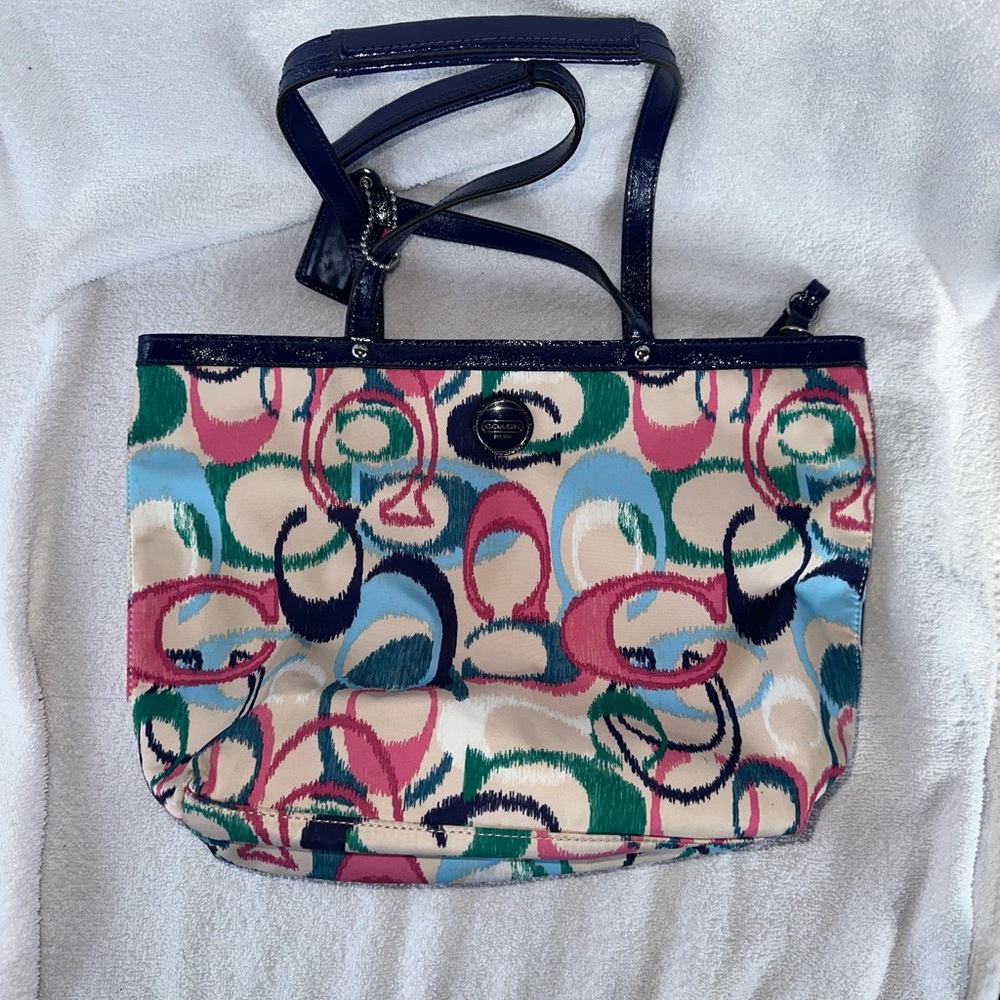 Colorful Coach purse